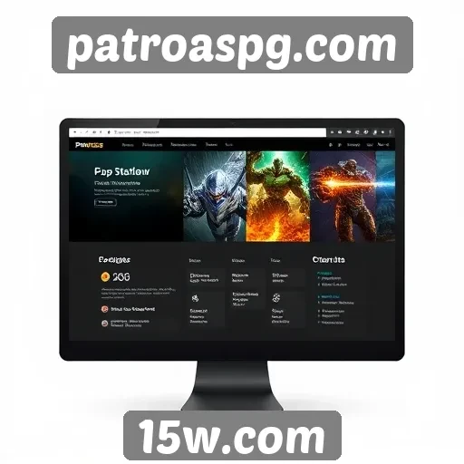 Análise da interface de usuário do site patroaspg